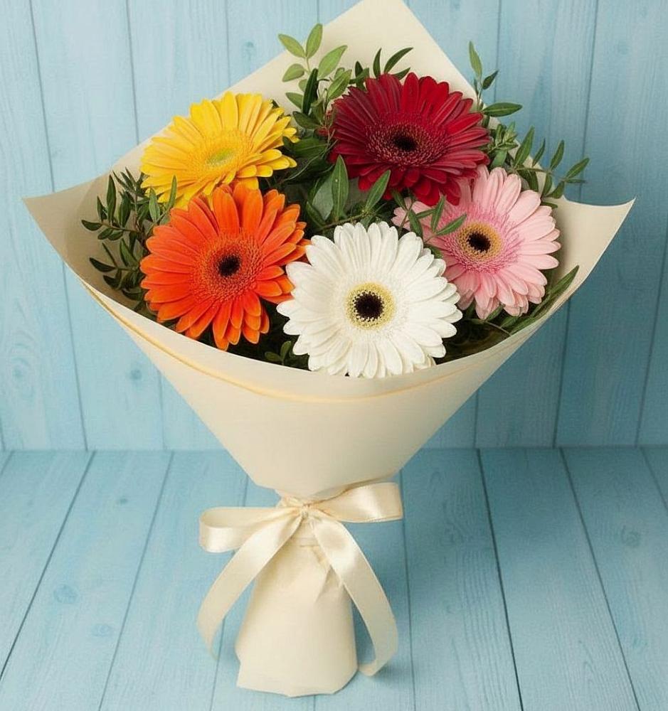 Букет цветов из: Герберы в Донское Калининградской области