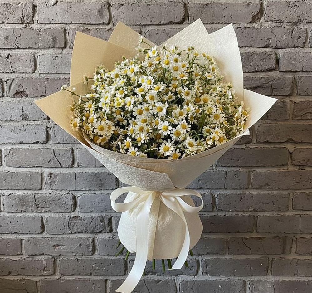 Букет цветов из: Ромашки в Донское Калининградской области