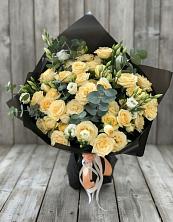 Букет цветов из:  Розы и Лизиантусы в Донское Калининградской области