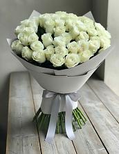 Букет 35 Белых роз в Донское Калининградской области