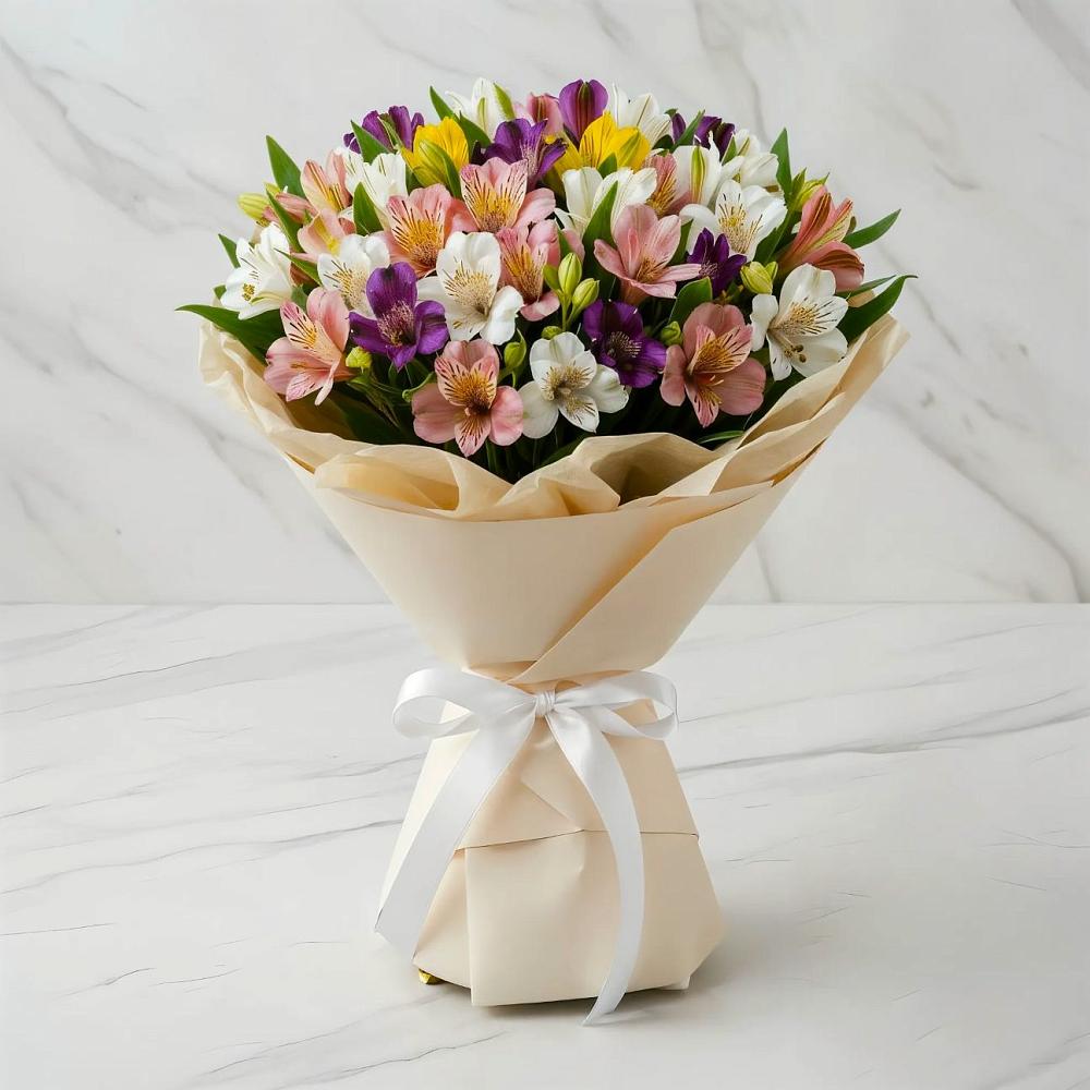 Букет цветов из: Альстромерии в Донское Калининградской области