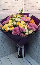 Букет цветов из:  Хризантемы и Розы #REPLACE_PRED# Донское Калининградской области