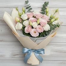 Букет цветов из:  Лизиантусы #REPLACE_PRED# Донское Калининградской области