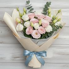 Букет цветов из:  Лизиантусы в Донское Калининградской области