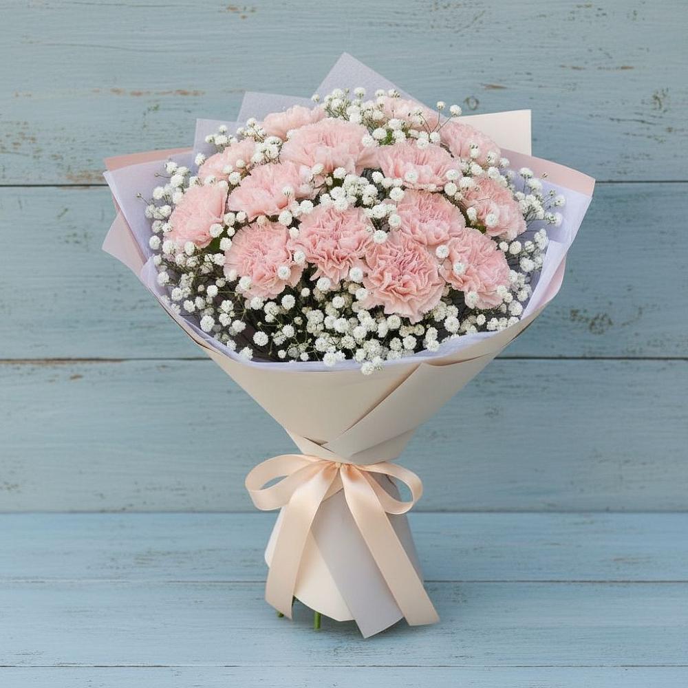 Букет цветов из: Гвоздики в Донское Калининградской области