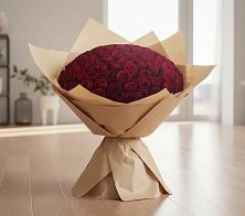 Букет 101 Красная роза в Донское Калининградской области