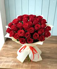 Букет 29 Красных роз в Донское Калининградской области