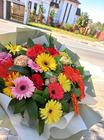 Букет цветов из: Герберы в Донское Калининградской области